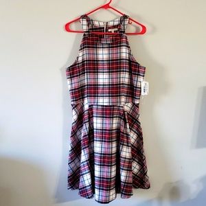 Copper Key Plaid Dress - Size XL